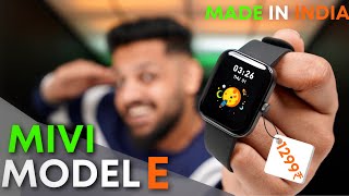 Mivi Smartwatch Model E Review amp Unboxing ⚡️ Smartwatch under 1500 [upl. by Augusta749]