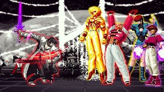 KOF Mugen Yagami AD Vs Awakened Orochi Team [upl. by Attayek]