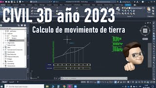 Curso CIVIL 3D  Calculo de movimiento de tierra [upl. by Remlap340]