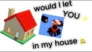 WOULD I let YOU in my HOUSE based off your AVATAR  rate my avatar  ROBLOX [upl. by Akinek290]