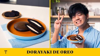 CLÁSSICO DOCE JAPONÊS DORAYAKI DE OREO [upl. by Oiromed994]