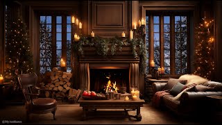 🔥Enchanted Winter Fireside Ambiance Cozy Atmosphere by the Fire [upl. by Buffum]