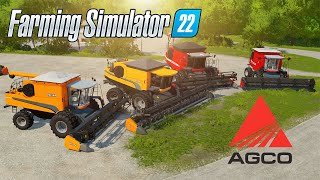 PACK DE COLHEITADEIRAS BR VALTRA E MASSEY FERGUSON  Farming Simulator 22 [upl. by Wichern]