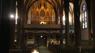 «Clair de lune»  Louis Vierne and «Suite pour la lune»  Mathias Kråkenes Uranienborg church Oslo [upl. by Aiuqet]