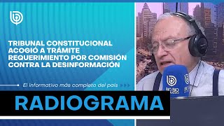 Tribunal Constitucional acogió a trámite requerimiento por Comisión contra la desinformación [upl. by Brigitte]