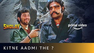 Kitne Aadmi The  Most Famous Dialogue From Sholay  Gabbar Singh  Amazon Prime Video [upl. by Johnsten]