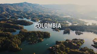 Medellin Colombia from Above  4k [upl. by Casady]