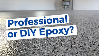 PRO vs DIY Epoxy Garage Floor Kits  Whats the difference [upl. by Aniad656]