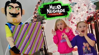 Hello Neighbor Steals Our Christmas Presents Missing Toys Scavenger Hunt [upl. by Woolson]