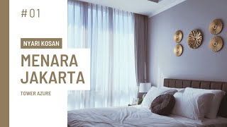 APARTEMEN DI KAWASAN PRJ KEMAYORAN REVIEW APARTEMEN MENARA JAKARTA TOWER AZURE [upl. by Chic794]