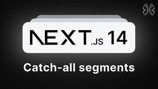 Nextjs 14 Tutorial  9  Catch all Segments [upl. by Sunev]