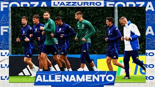 Il primo allenamento degli Azzurri  Verso ItaliaBelgio [upl. by Russian34]