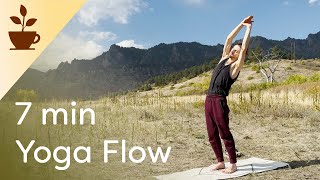 7 min Yoga Flow  Build Energy  Yoga For Beginners [upl. by Ninaj]