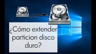 Como extender particion disco duro windows 10 [upl. by Aryt]