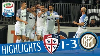 Cagliari  Inter 13  Highlights  Giornata 14  Serie A TIM 201718 [upl. by Zitvaa]