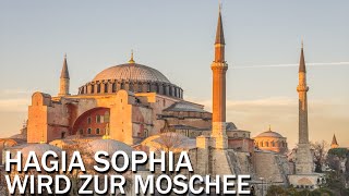 Hagia Sophia wird zur Moschee  Erster Gebetsruf  AYASOFYADA İLK EZAN [upl. by Sitoeht]