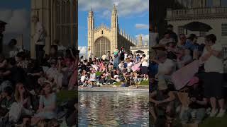 Punting in Cambridge summer punting travel visitcambridge travelvlog [upl. by Horst]