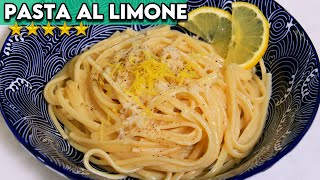 How to Make PASTA al LIMONE Like an Italian Lemon Pasta Recipe [upl. by Noislla]