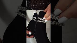 Botine dama negre din material impermeabil Eda 20188 onefashionroom [upl. by Yl792]