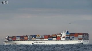 SAFMARINE MULANJE Container ship コンテナ船 Tokyo Bay 東京湾浦賀水道 2013DEC [upl. by Hannasus]