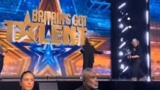 KSI Walks Out to Thick Of It on Britain’s Got Talent [upl. by Naenaj]