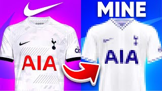 I redesigned Tottenham Hotspur kits so they actually looked GOOD… [upl. by Pinzler]