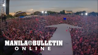 Aerial shots of LeniKiko tandems grand rally in Bulacan [upl. by Abbot29]