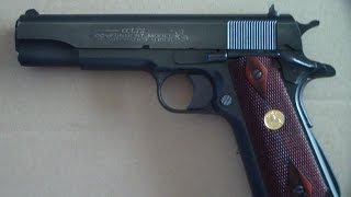 Colt 1911 series 80 Government model review BATJAC JW [upl. by Nnoved]