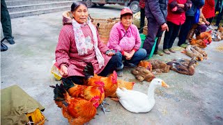 Forgotten village market  Traditional Chinese village life [upl. by Hausmann]