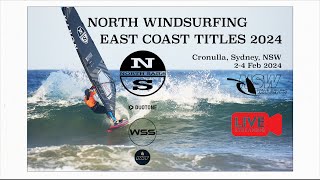 North Windsurfing EAST COAST TITLES  Cronulla Sydney NSW  Live Streaming Day1 [upl. by Nyrahs]