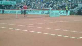 Federer vs Soderling  intruder [upl. by Cleopatre]