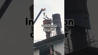 Installation chamber of copula crane automobile constructionequipment fabrication casting [upl. by Harvison]