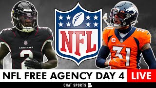 NFL Free Agency 2024 LIVE Day 4 Latest Signings News Tracker  Arik Armstead Sam Howell Trade [upl. by Austen]