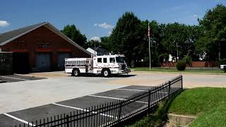 Kentland Volunteers Engine Company 33 Med Local Response From Quarters [upl. by Ailat]