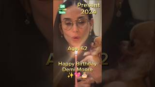 Demi Moore Celebrating Her 62 Birthday ✨😯 antesedepois beforeandafter demimoore brucewillis [upl. by Aenea799]