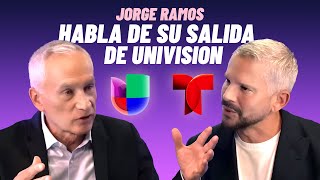 JORGE RAMOS SALE DE UNIVISIÓN “La idea del retiro se me complica” 😱 Cara a Cara con Rodner Figueroa [upl. by Eednarb]