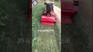 25HP Crawler Tractor with Grass and Straw Crushing Machine [upl. by Lubeck]