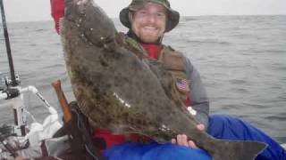 Halibut from a kayak  Pacific City Oregon [upl. by Pacien]