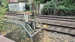 Abandoned Uttoxeter West Level Crossing Staffordshire 21092024 [upl. by Einobe]