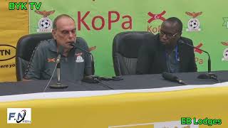 Zambia Vs Sierra Leone Match winner klings Kangwa and Coach Avran Grants reactions [upl. by Rawley]