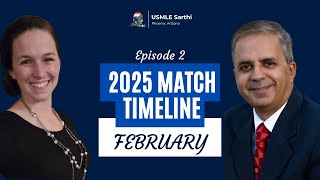 2025 Residency Match Timeline February  ECFMG  Specialty  Rotations  Research  Step Exams [upl. by Sabra]