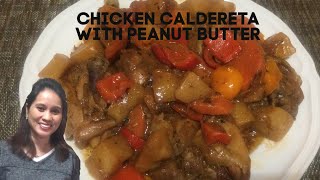 HOW TO MAKE CHICKEN CALDERETA WITH PEANUT BUTTER Filipino Style Cooking Tess Cooking amp Lifestyle [upl. by Theodoric]