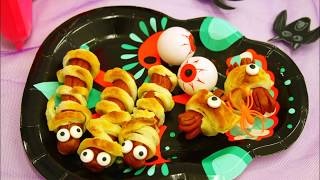 Ricette di Halloween per bambini salatini [upl. by Rebliw]