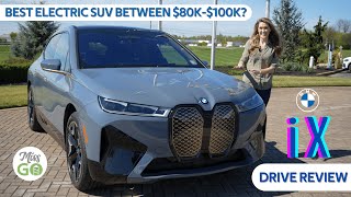 BMW iX xDrive50 Complete Review  Most Luxurious Electric SUV under 100k [upl. by Bogart]