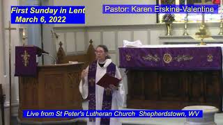 Shepherdstown Lutheran Parish 362022 Worship Service [upl. by Merl887]