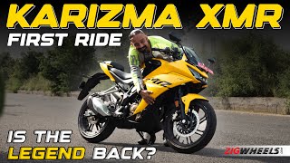 Hero Karizma XMR First Ride Review  Is The Legend Back Features Specifications Exhaust Note [upl. by Nataniel]