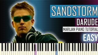 How To Play Darude  Sandstorm  Piano Tutorial EASY [upl. by Carleton]