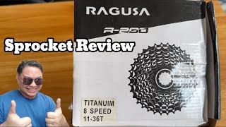 Ragusa R200 8s Sprocket REVIEW  patscyclecorner [upl. by Ohnuj]