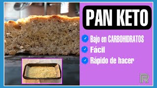 📢Como hacer PAN KETO o CETOGENICO  PAN BAJO en CARBOHIDRATOS o LOW CARB‼ [upl. by Aihsram745]