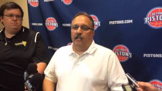 Stan Van Gundy on Pat Garritys role salarycap grasp [upl. by Weitman]